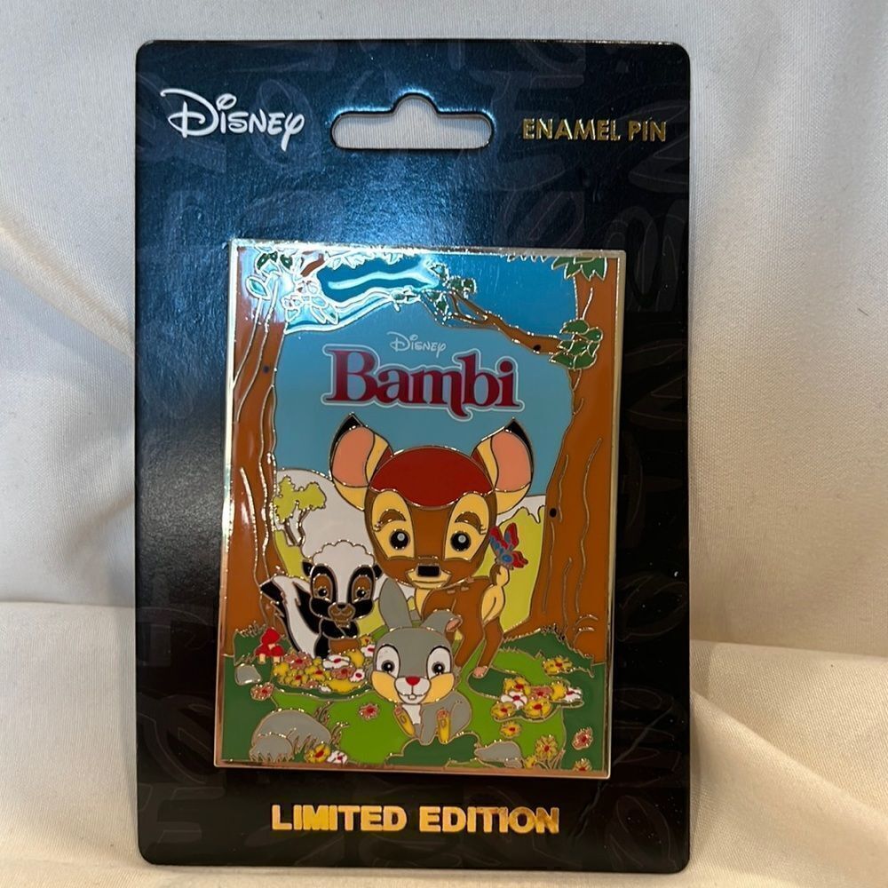 Disney Movie Poster Series Bambi Collectible Pin Limited Edition 300 NEW